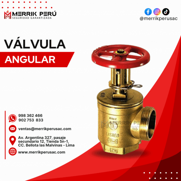 Válvula Angular Bronce