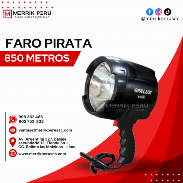 Faro Pirata 850 mts