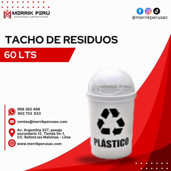 Tacho de Residuos 60Lts - Imagen 5