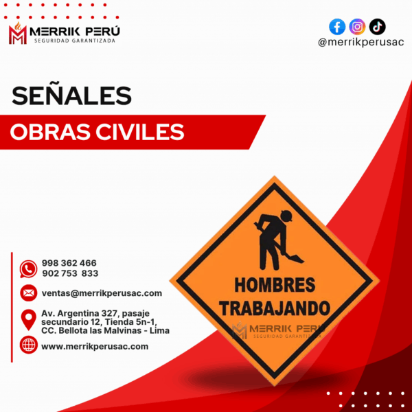 SEÑAL HOMBRES TRABAJANDO