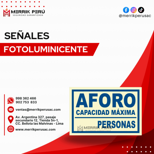 SEÑAL AFORO MÁXIMO