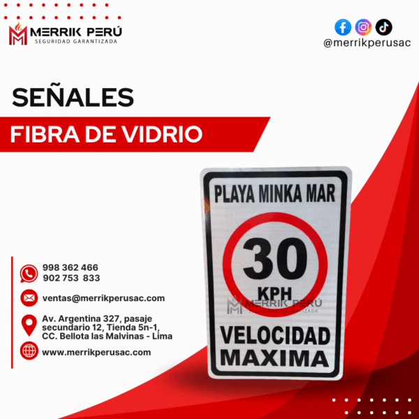 SEÑAL VELOCIDAD MÁXIMA