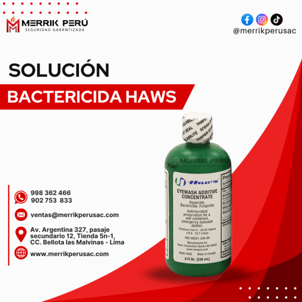 SOLUCIÓN BACTERICIDA HAWS AVLIS 9082
