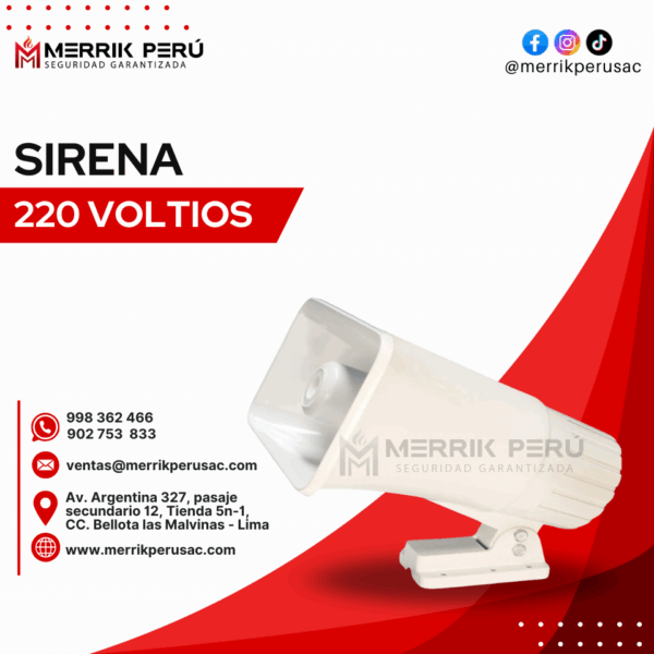 Sirena de 220 Voltios