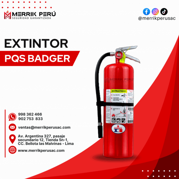 Extintor PQS Badger