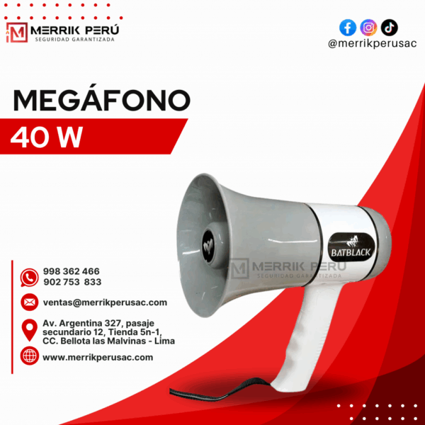 Megáfono 40 Watts