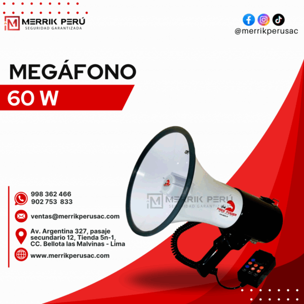 Megáfono 60 Watts
