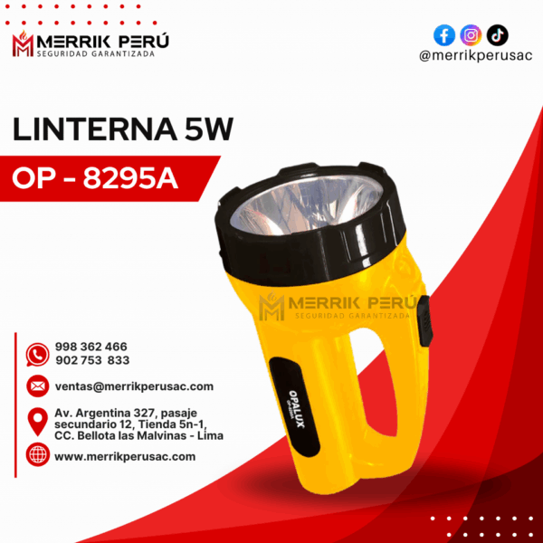 Linterna 5 watts OP-8295