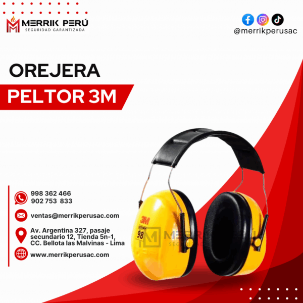 Orejera 3M modelo Peltor