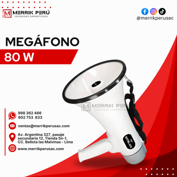 Megáfono 80 Watts