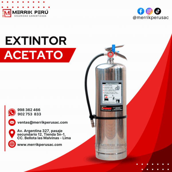 Extintor Acetato