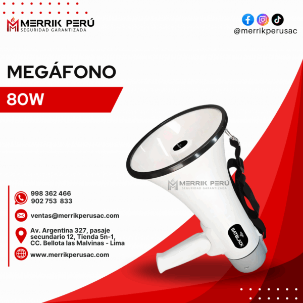 Megáfono 80 Watts