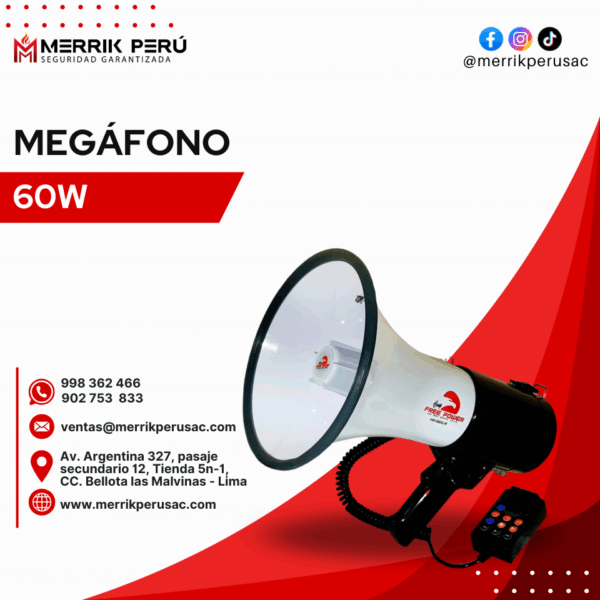 Megáfono 60 Watts