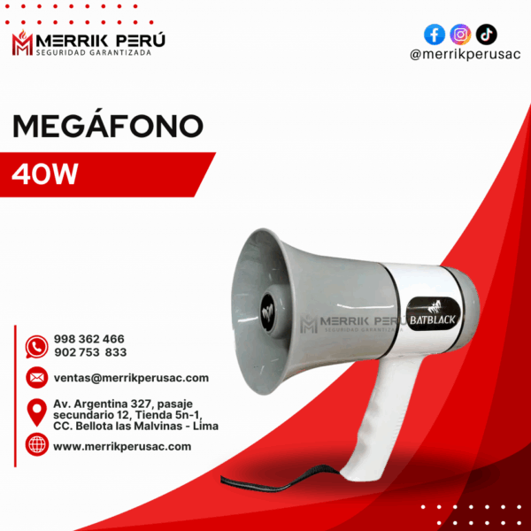 Megáfono 40 Watts