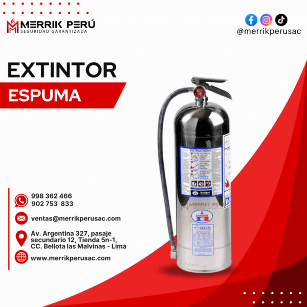 Extintor Espuma