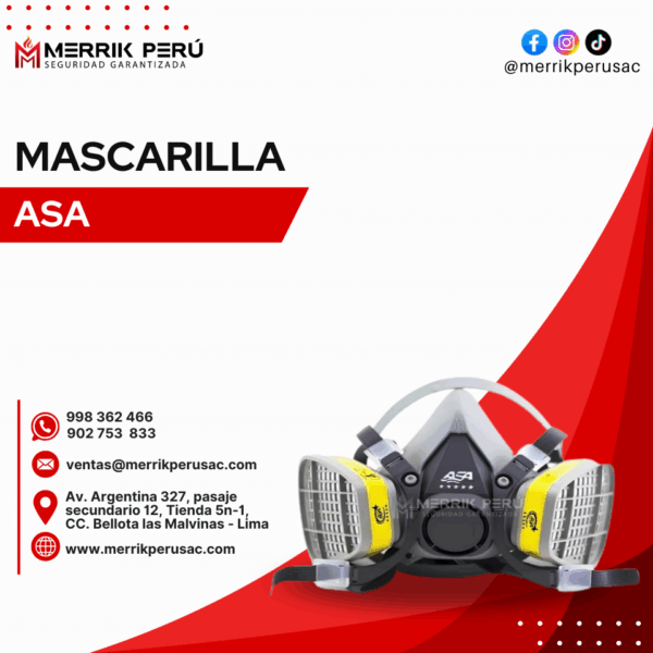 Mascarilla caucho ASA