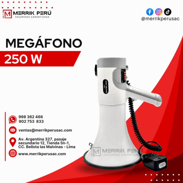 Megáfono 250 Watts
