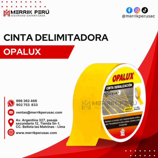 Cinta delimitadora Opalux