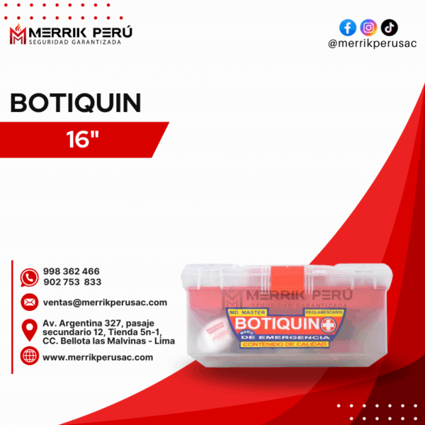Botiquín de 16”
