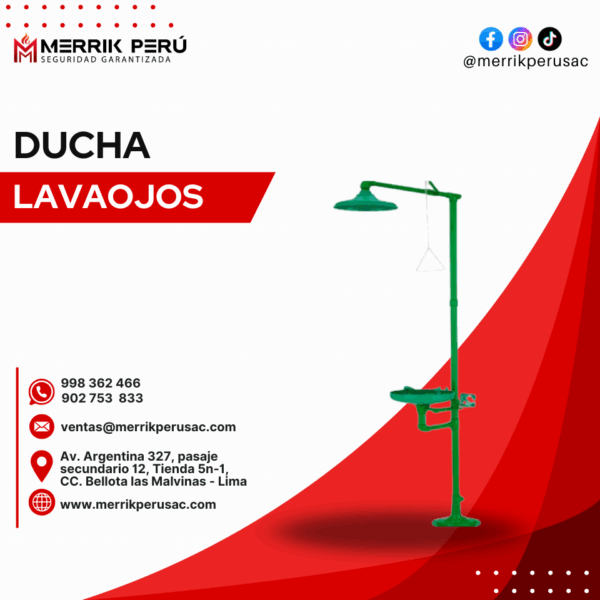 Ducha lava ojos