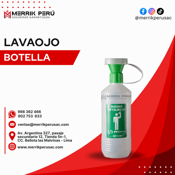Lava ojos de botella