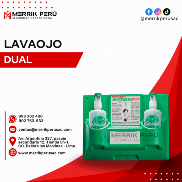 Lava ojo dual