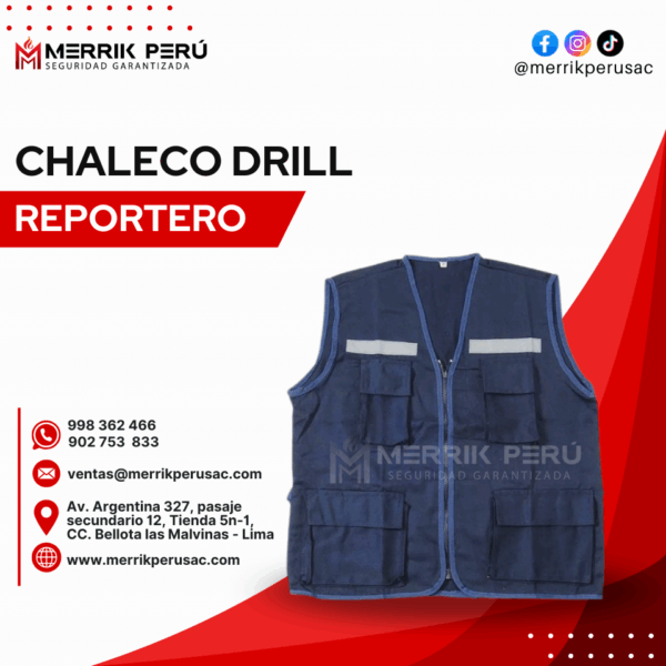 Chaleco tecnología Reportero