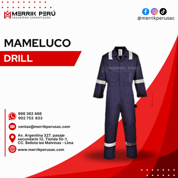 Mameluco Drill Tecnología